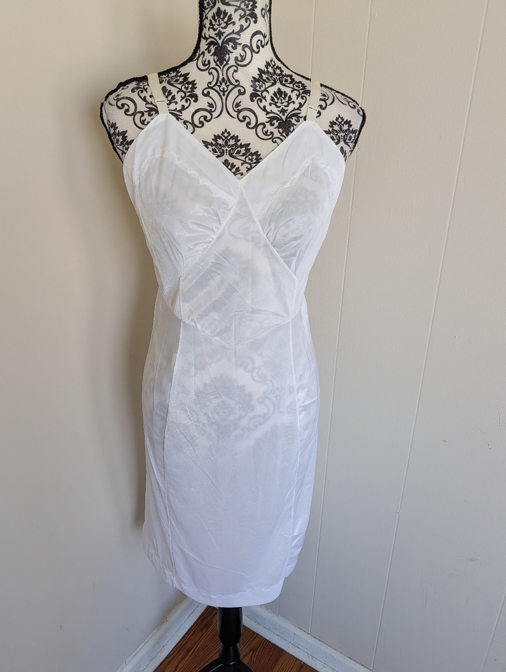 Sears Vintage White Knee Length Slip